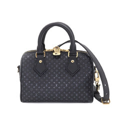 LOUIS VUITTON Monogram Keepall Bandouliere 25 Handbag M21938 Black Blue  Ladies | eLADY Globazone