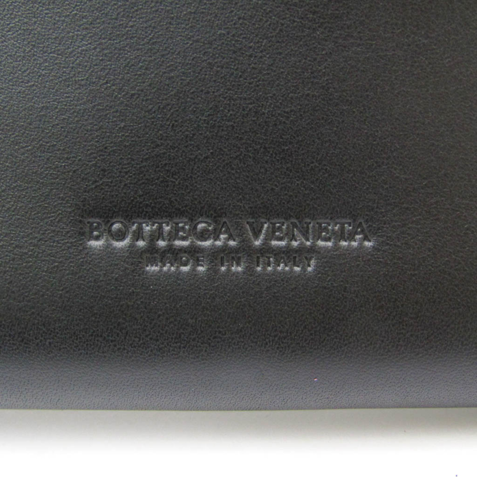 Bottega Veneta 578751 Men,Women Leather Long Wallet (tri-fold) Black