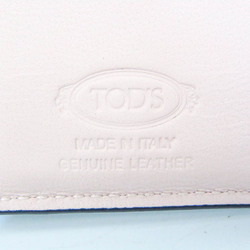 Tod's XAWDBBB1000RIIU223 Women's Leather Wallet (tri-fold) Blue
