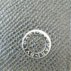 Bvlgari Bvlgari Bvlgari Man 30398 Men's Leather Long Wallet (bi-fold) Black