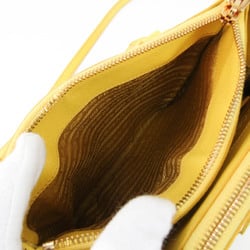 Prada BN2896 Women's Saffiano Lux Handbag,Shoulder Bag Yellow