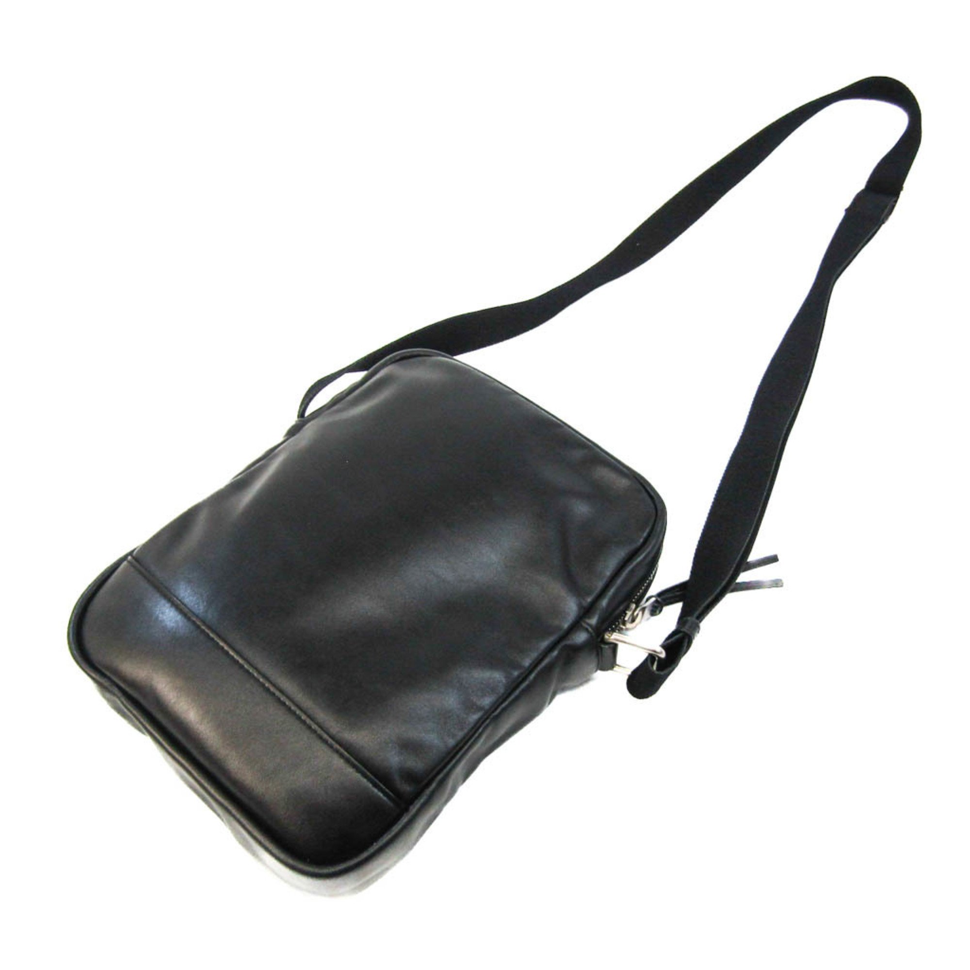 Saint Laurent Rivington 482777 Women,Men Leather Shoulder Bag Black