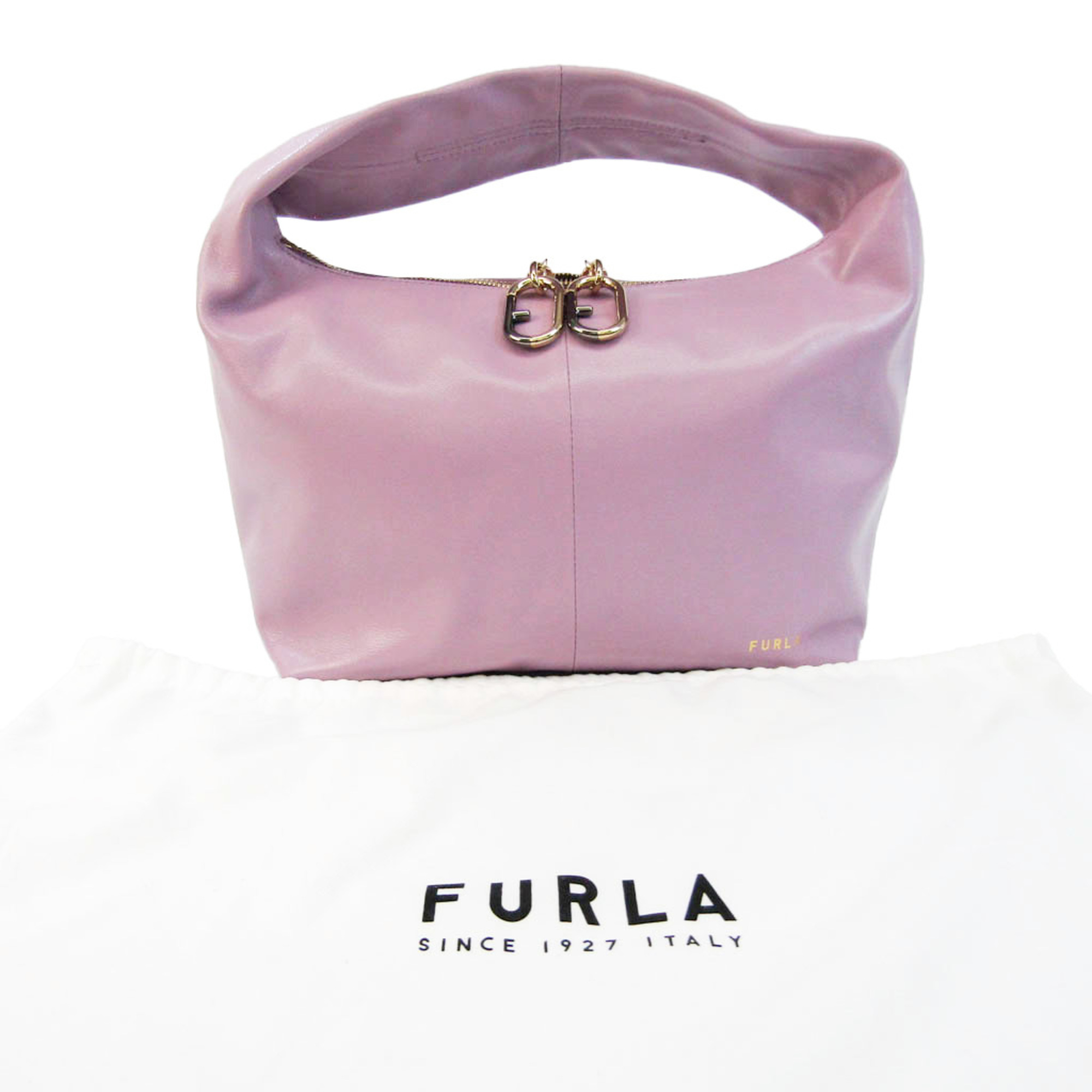 Furla GINGER S HOBO WB00514 BX0329 Women's Leather Handbag Light Purple