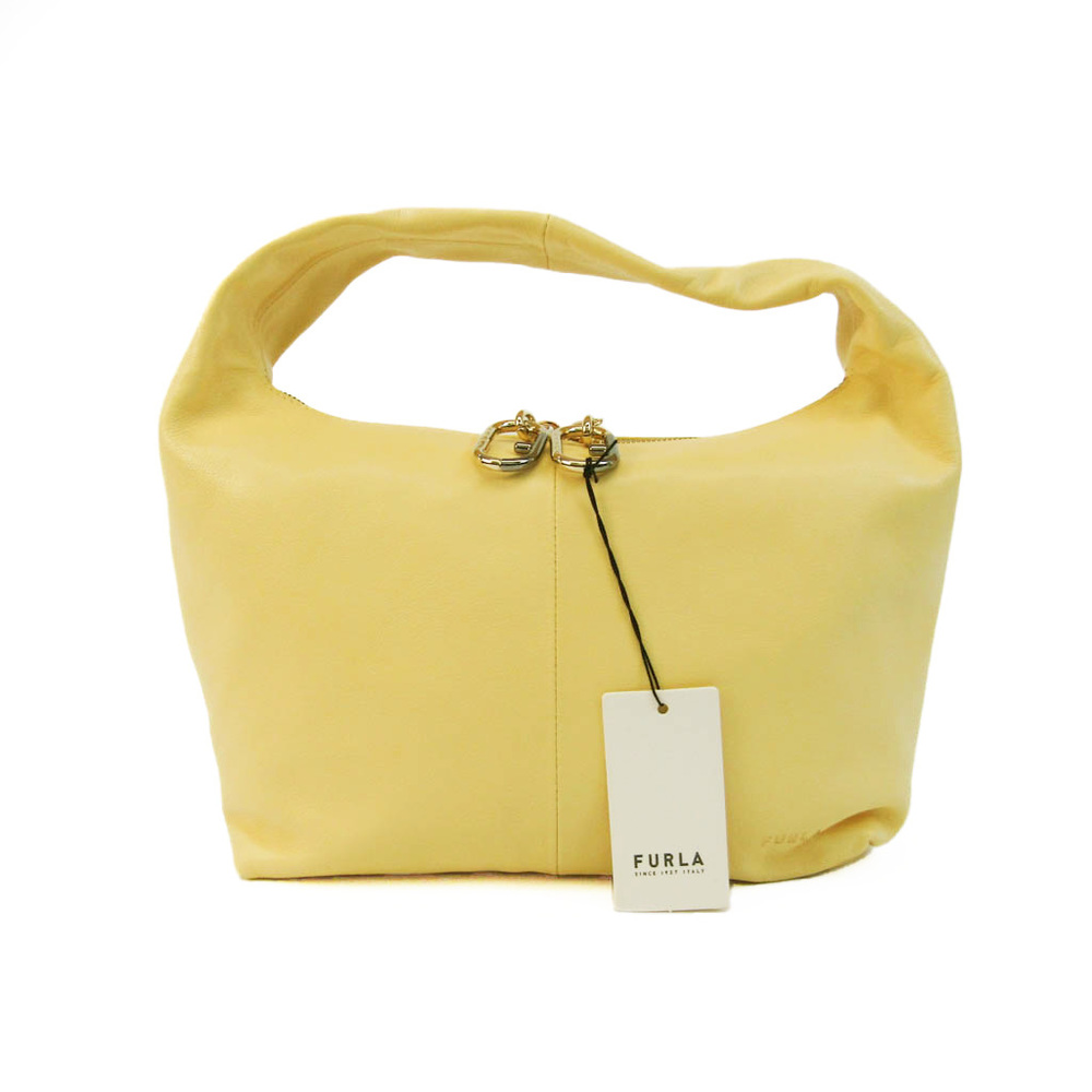 Furla GINGER S HOBO WB00514 BX0329 Women's Leather Handbag Yellow | eLADY  Globazone