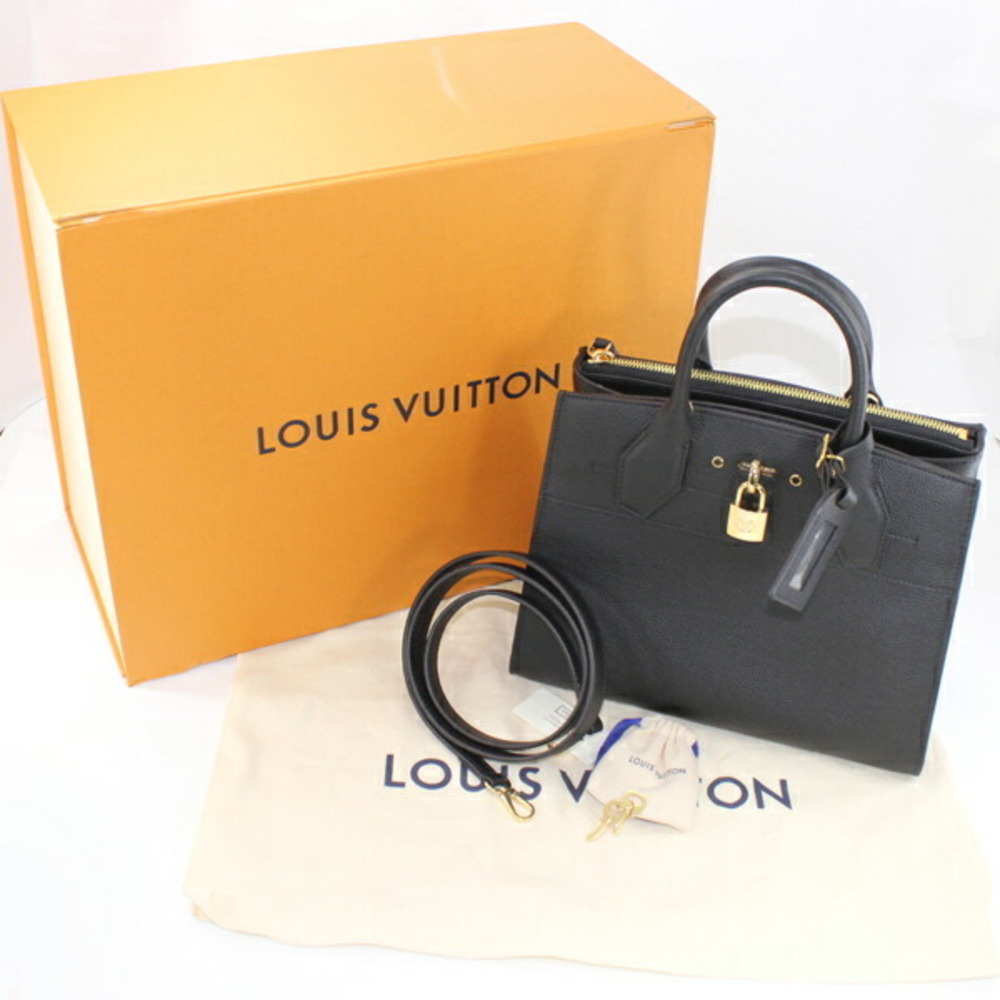 Louis Vuitton Steamer PM Black Calf