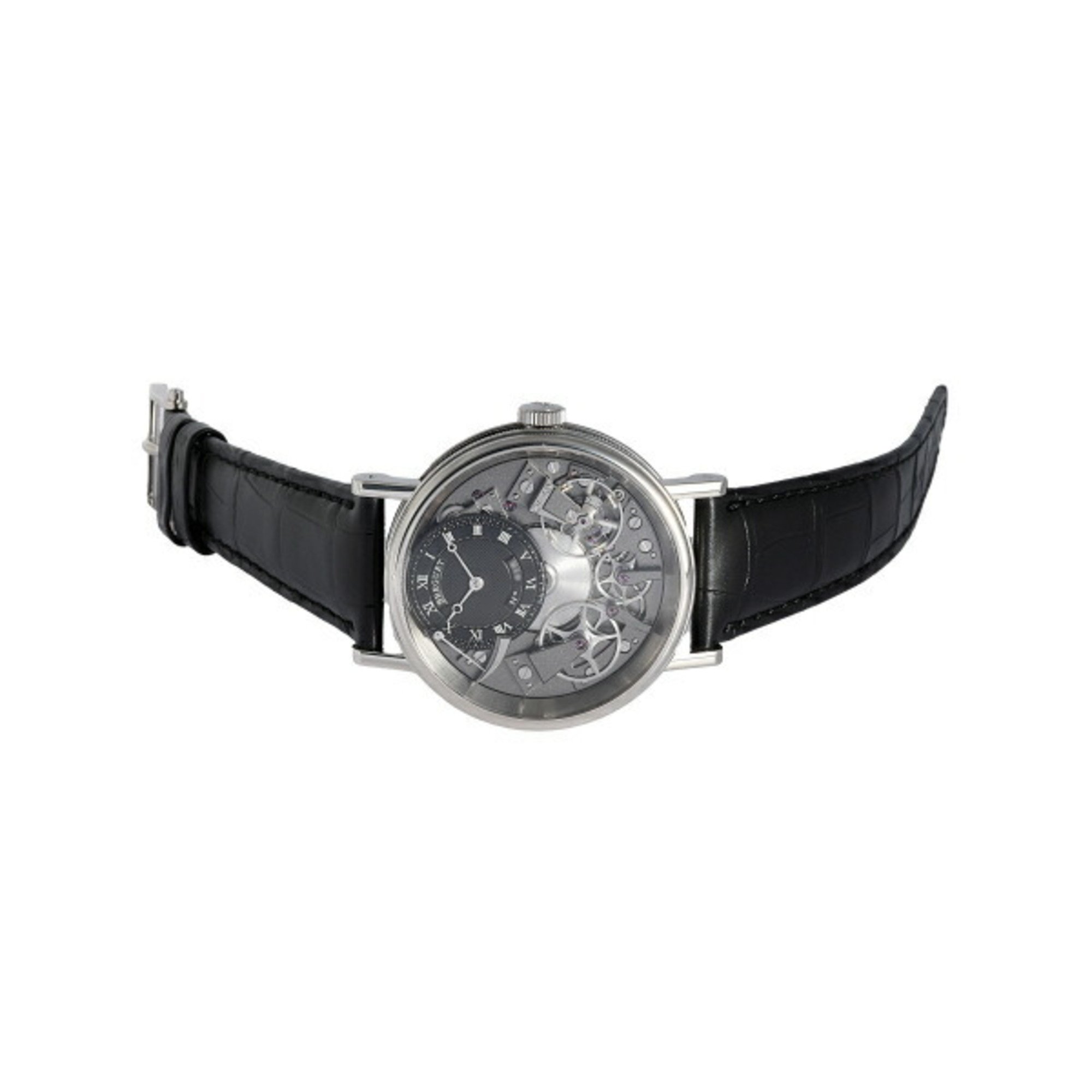 Breguet Classic Tradition 7057BB/G9/9W6 Black/Roman Dial Watch Men's