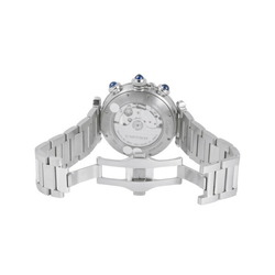 Cartier Pasha de watch WSPA0018 silver dial wristwatch men's