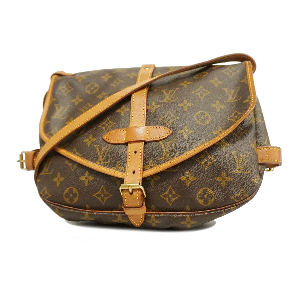 Auth Louis Vuitton Monogram Saumur 30 M42256 Women's Shoulder Bag