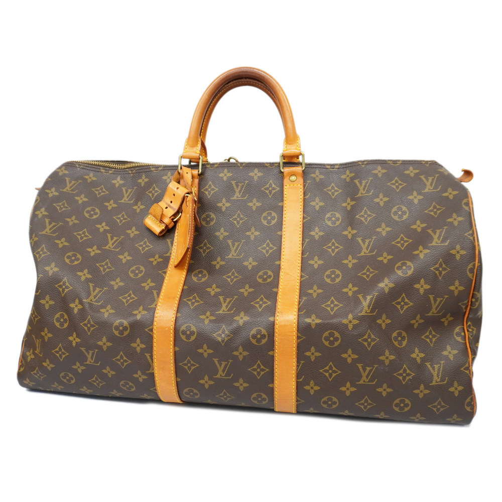 Louis Vuitton Monogram Keepall 55 Boston Bag Handbag M41424