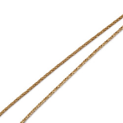 Christian Dior Necklace Metal Rhinestone Gold Pendant GP