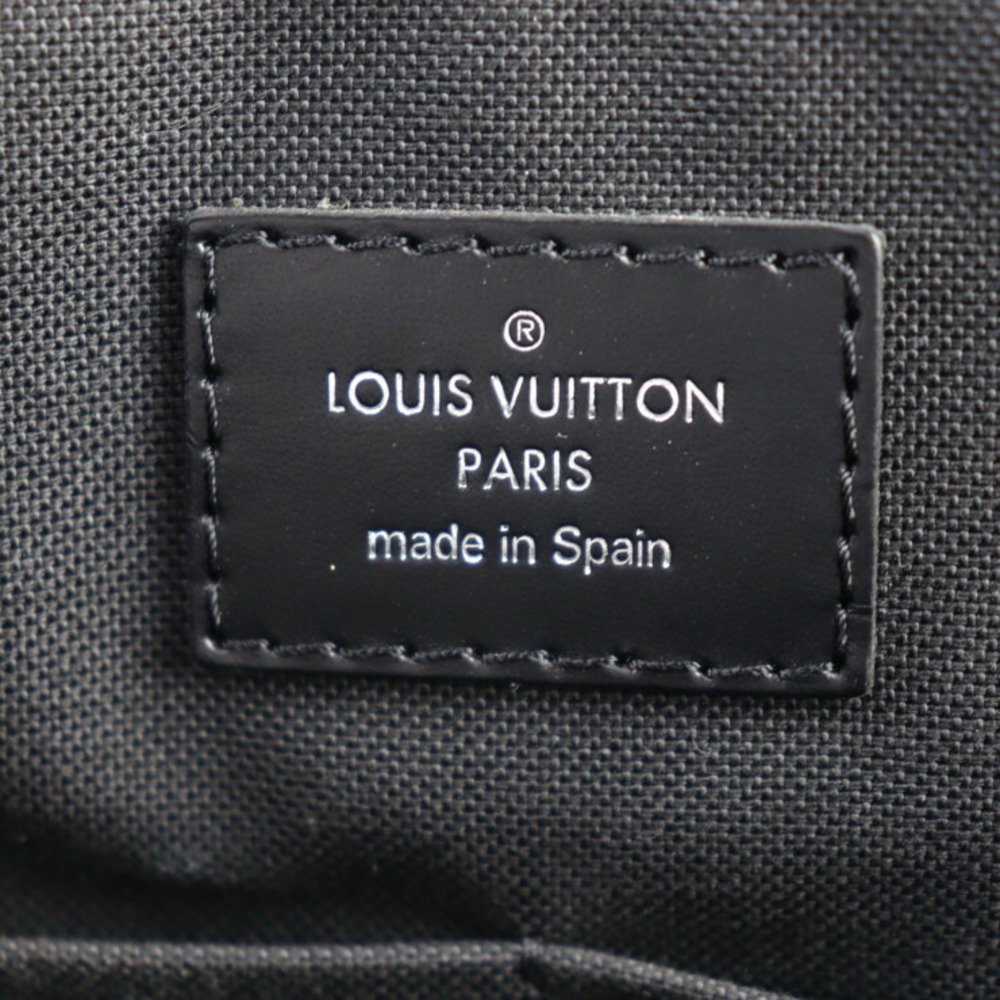 Pre-Owned Louis Vuitton District MM Damier Grap hite MM Black 