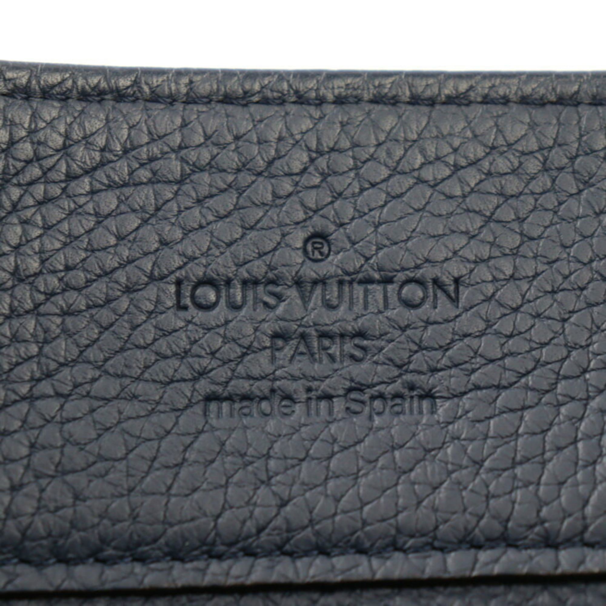 LOUIS VUITTON Cava Voyage Tote Bag M41804 Cuir Taurillon Leather Navy Silver Hardware Shoulder Vuitton