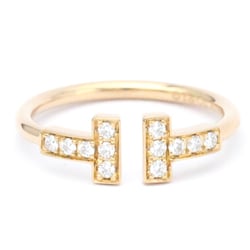 Tiffany T Wire Ring Pink Gold (18K) Fashion Diamond Band Ring Pink Gold
