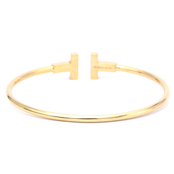 Tiffany T-wire Bracelet Pink Gold (18K) No Stone Bangle Pink Gold