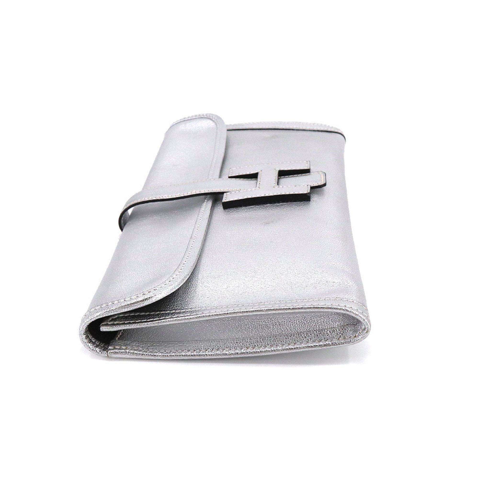 Hermes HERMES Jige Elan clutch bag Swift □H engraved Olympic limited