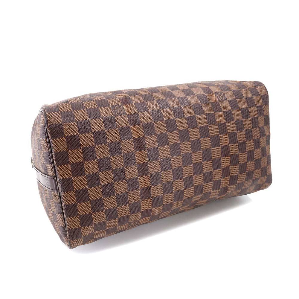 Auth Louis Vuitton Speedy Bandouliere 35 Damier Ebene N41182 No