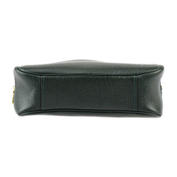 LOUIS VUITTON Accessories Pouch Second Bag M30304 Taiga Epicea Gold Hardware Clutch Vuitton