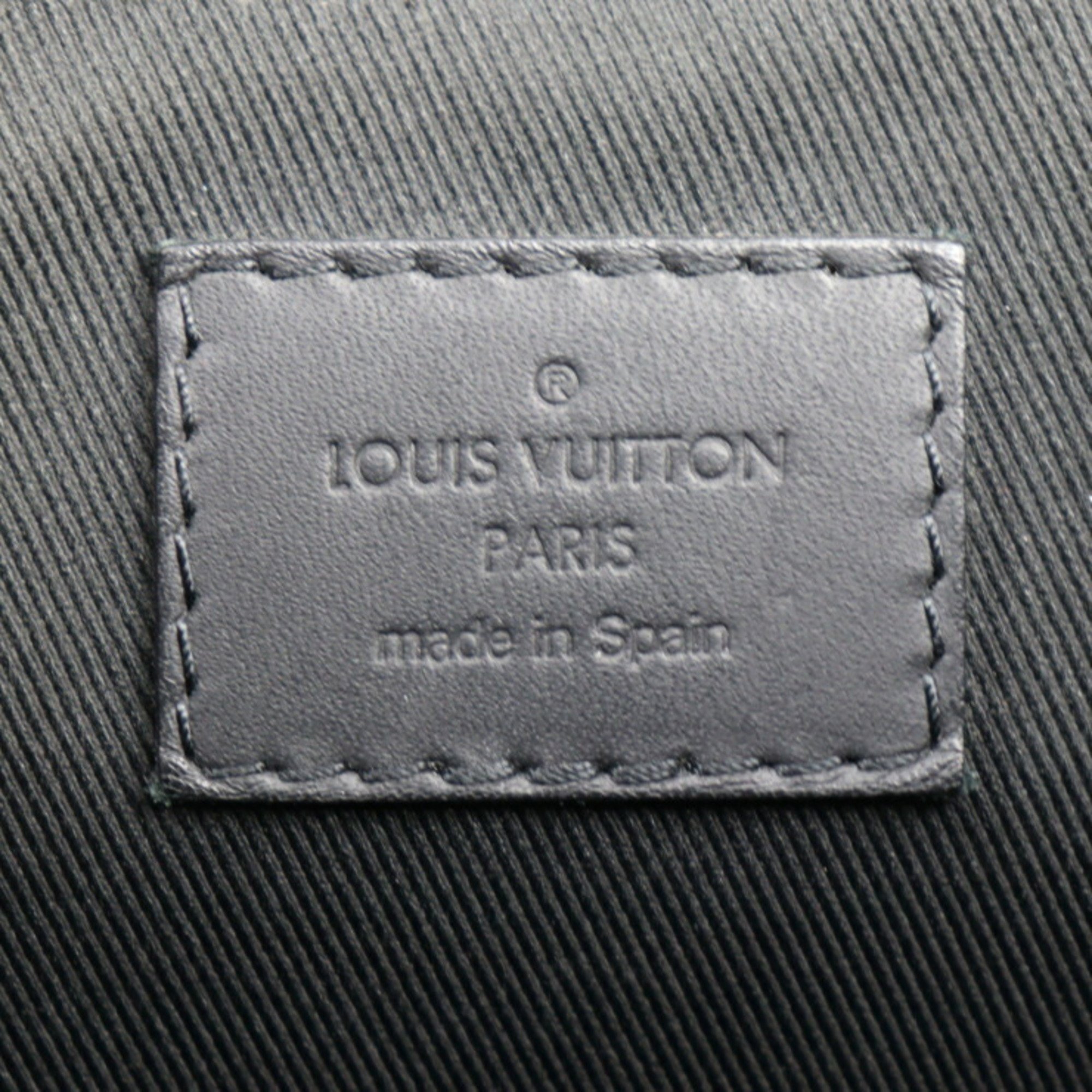 LOUIS VUITTON Louis Vuitton Pochette Discovery Second Bag M62903 Monogram Shadow Black Clutch Pouch