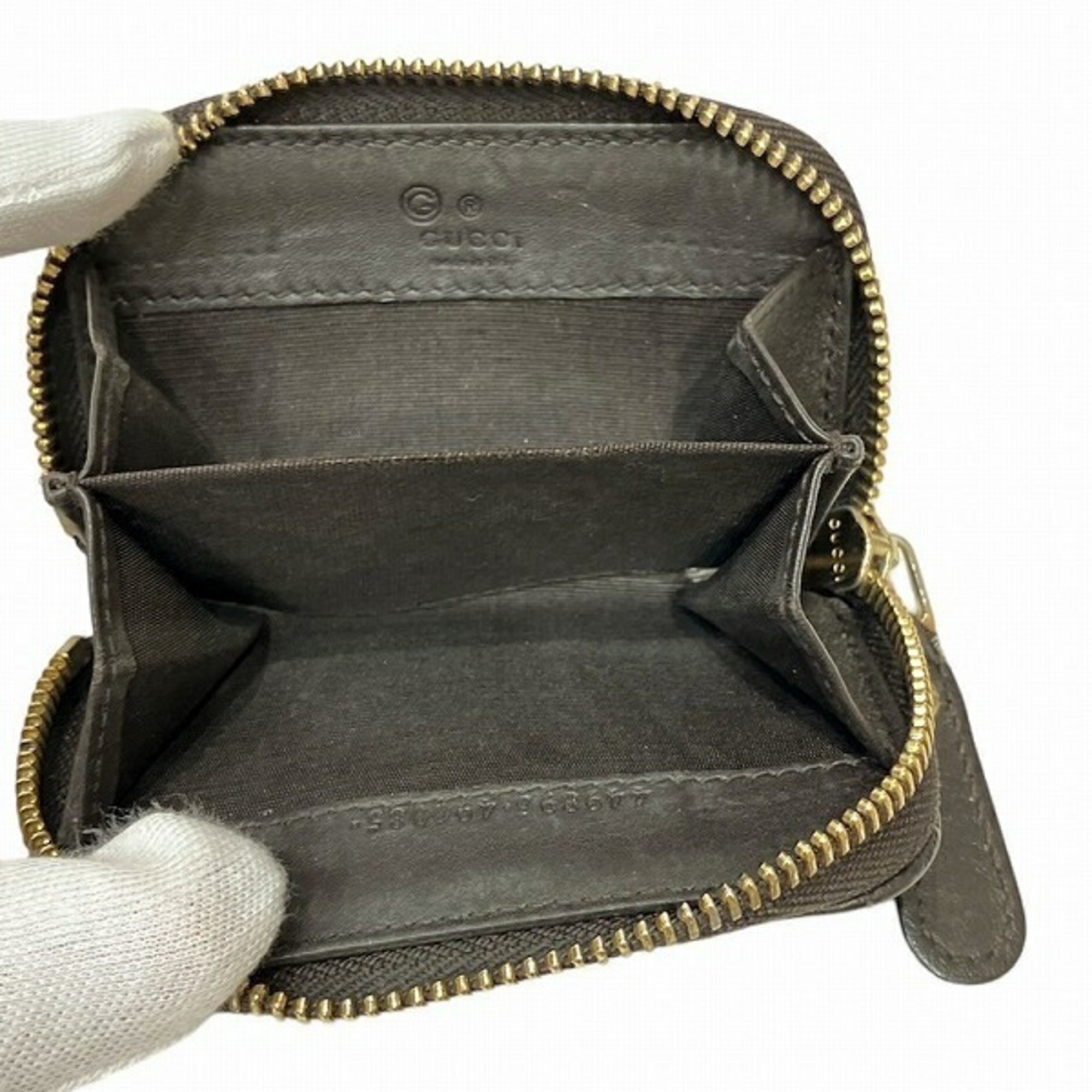 GUCCI Micro Guccisima Coin Purse 449896 Brand Accessories Wallet Case Unisex