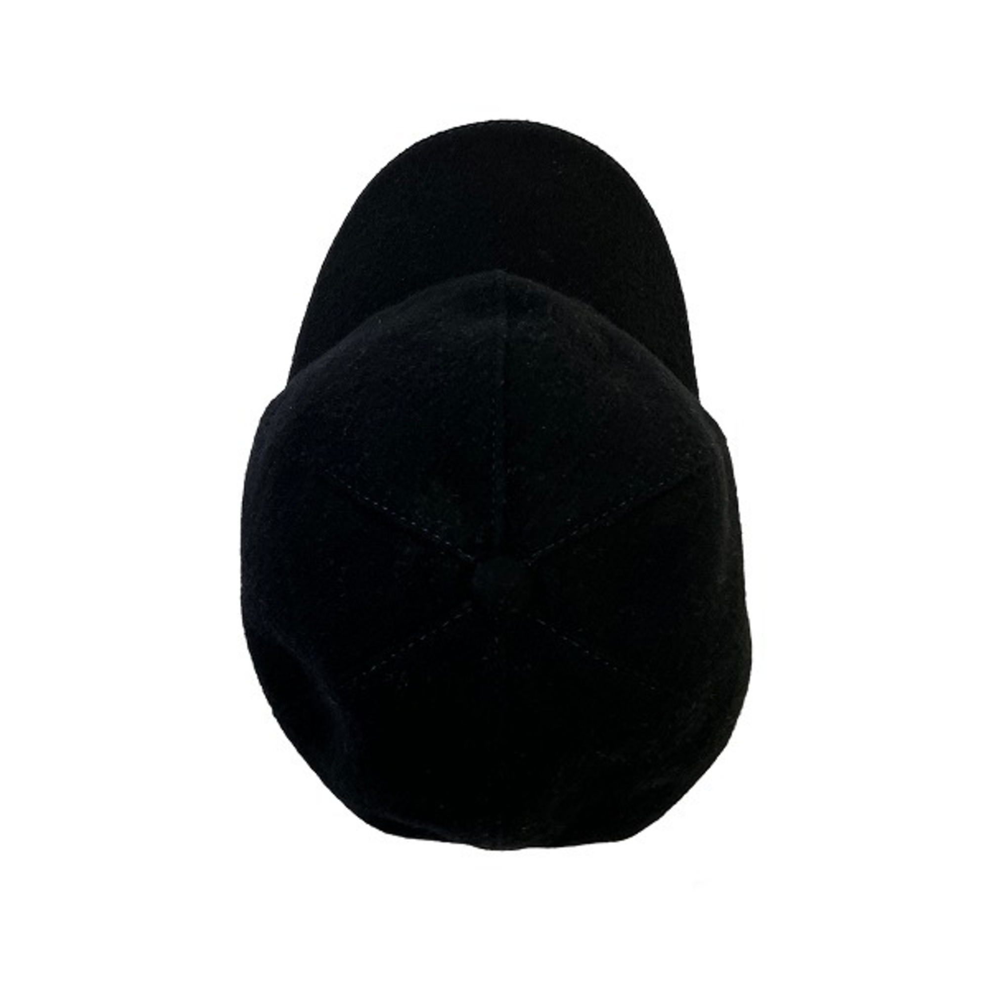 GUCCI Black M/58 Size Wool Apparel Baseball Cap Unisex Accessories