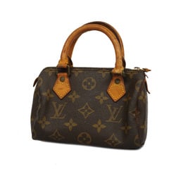 LOUIS VUITTON Monogram Mini Alma Long Hand Bag Red M92207 LV Auth