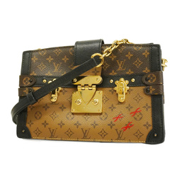 Louis Vuitton Clutch Trunk Monogram Reverse Brown/Black