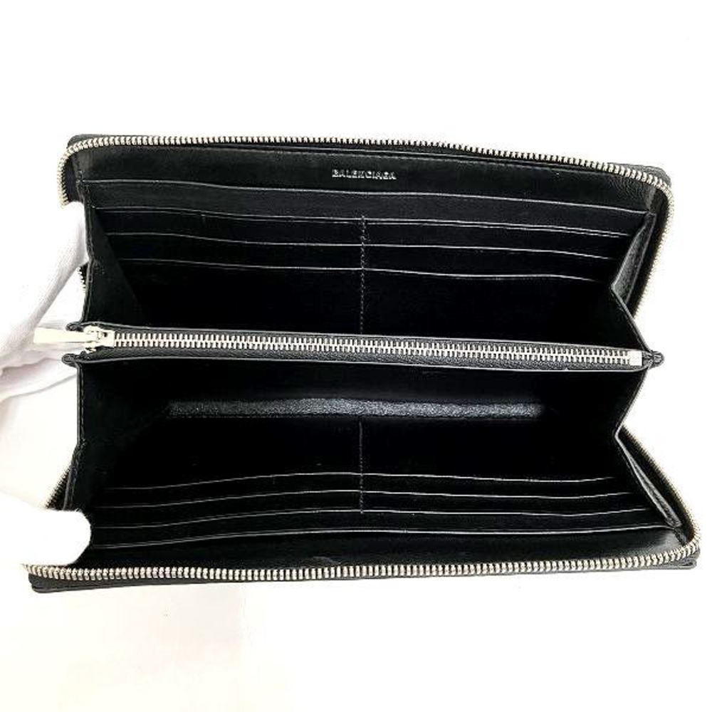 Balenciaga cash continental wallet on online chain