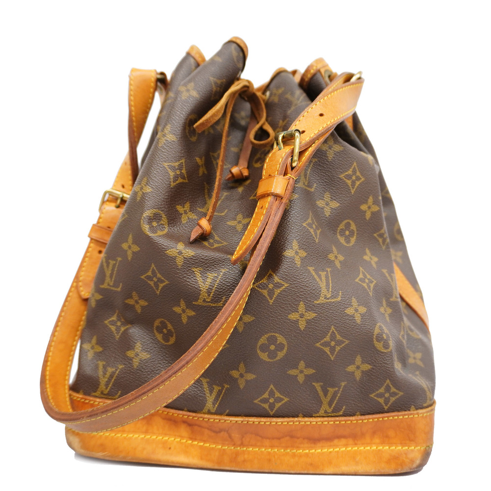 Louis-Vuitton-Monogram-Noe-Shoulder-Bag-Hand-Bag-Brown-M42224