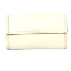 LOUIS VUITTON Trifold Long Wallet Suhari Porte Tresor International Bron M91839 Louis Vuitton White LV