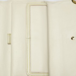 LOUIS VUITTON Trifold Long Wallet Suhari Porte Tresor International Bron M91839 Louis Vuitton White LV