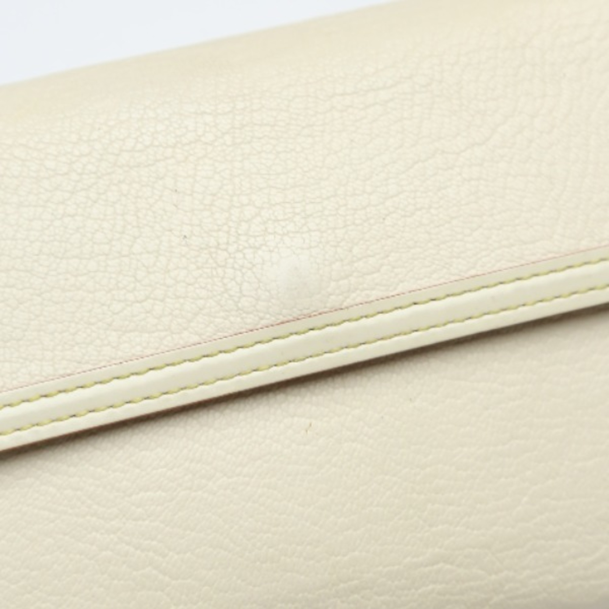 LOUIS VUITTON Trifold Long Wallet Suhari Porte Tresor International Bron M91839 Louis Vuitton White LV