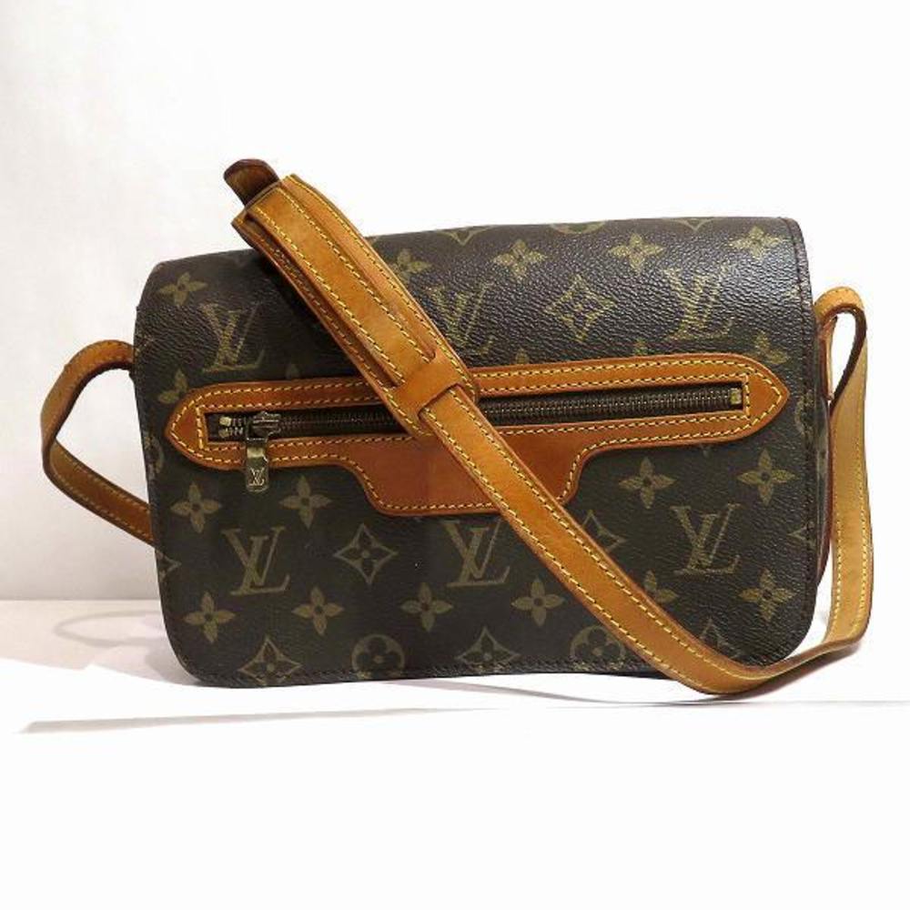 Louis Vuitton Monogram Saint Germain 24 Leather Brown Shoulder bag  Authentic