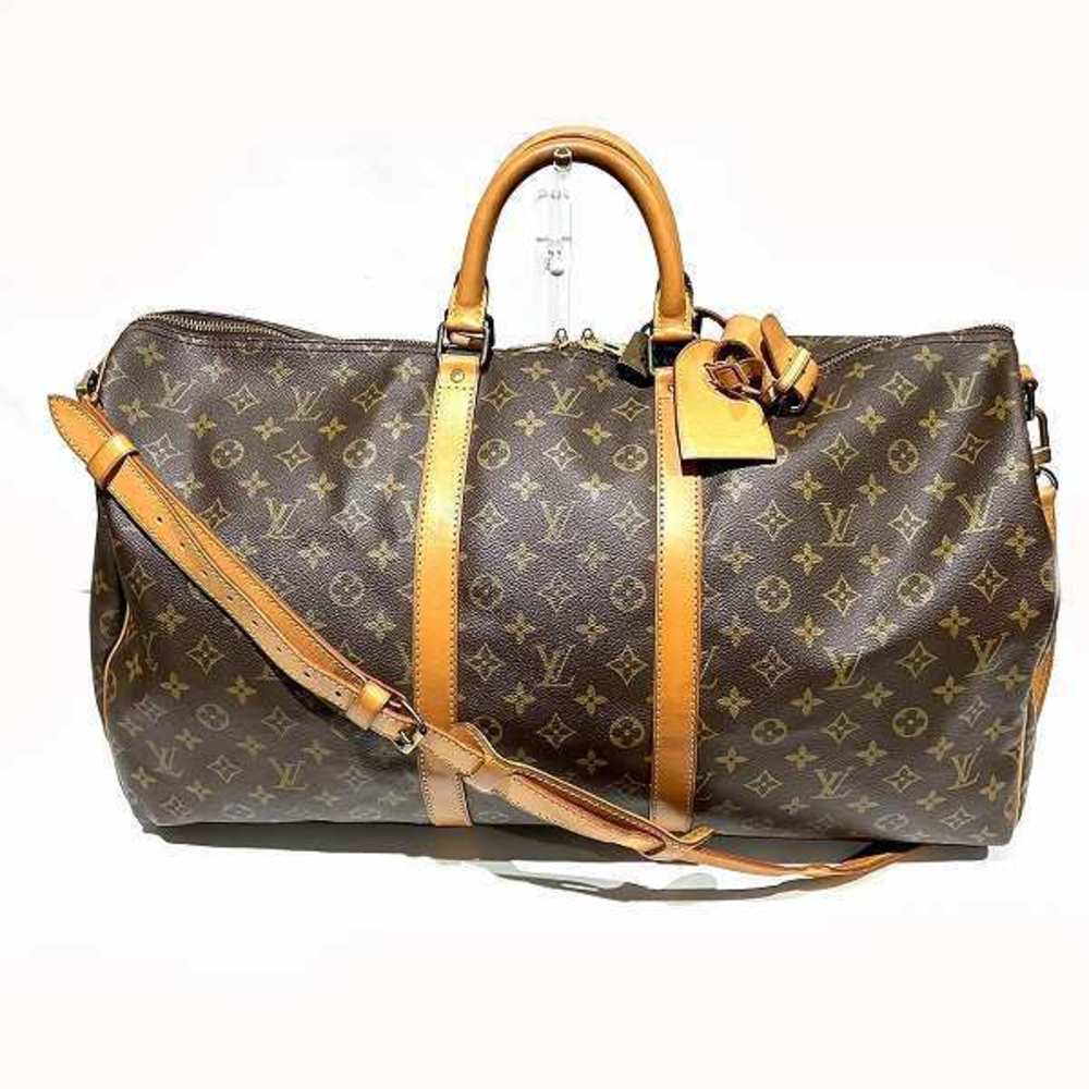Louis-Vuitton-Keep-All-Bandouliere-55-Boston-Bag-&-Strap-M41414