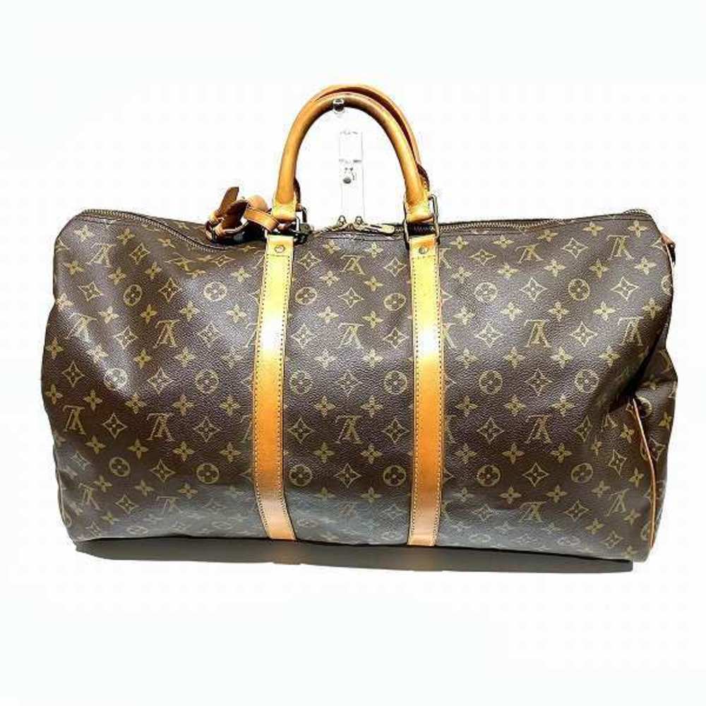 Louis-Vuitton-Keep-All-Bandouliere-55-Boston-Bag-&-Strap-M41414