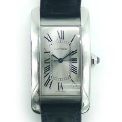 Cartier Tank American MM Automatic Winding WSTA0044 Silver Dial