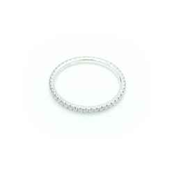Cartier Etincel Ring Diamond Full Eternity 18K White Gold 48 JGE925 No. 7