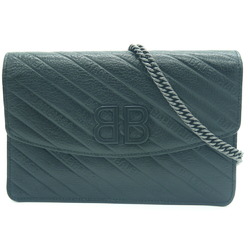 BALENCIAGA Balenciaga BB Shoulder Bag Wallet Pochette Black/Black 5615079