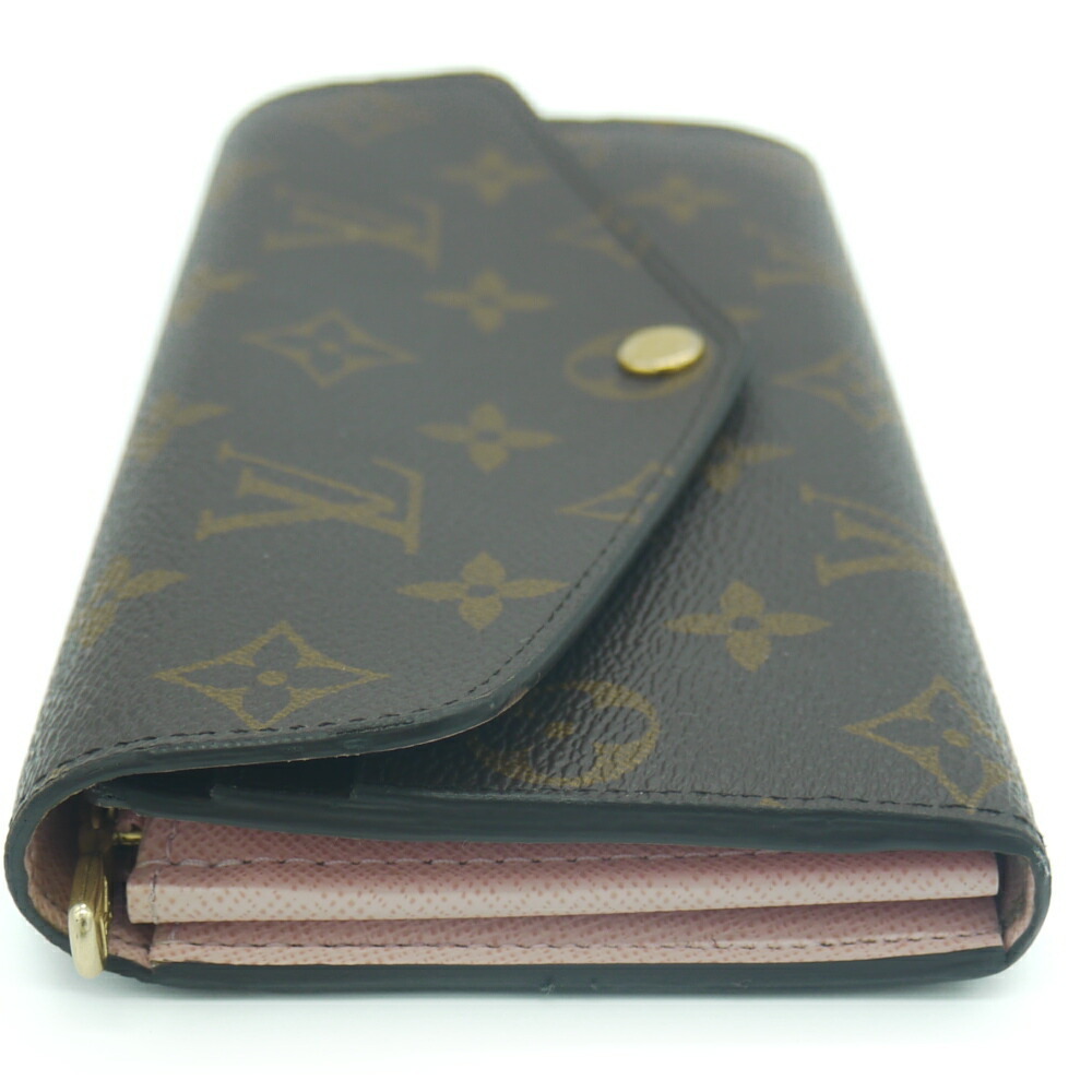 LOUIS VUITTON purse M62235 Portefeiulle Sarah Stamp MY LV WORLD TOUR M –