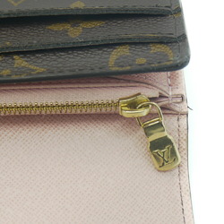 LOUIS VUITTON Long Wallet Portefeuille Sarah Monogram Rose Ballerine M62235