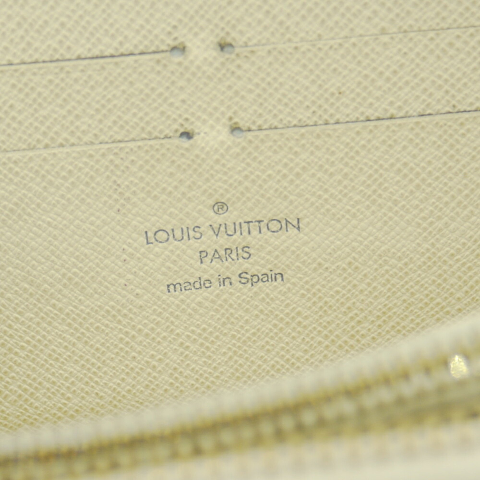 LOUIS VUITTON Louis Vuitton Long Wallet N60019 Damier Azur Zippy