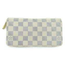 LOUIS VUITTON Louis Vuitton Long Wallet N60019 Damier Azur Zippy