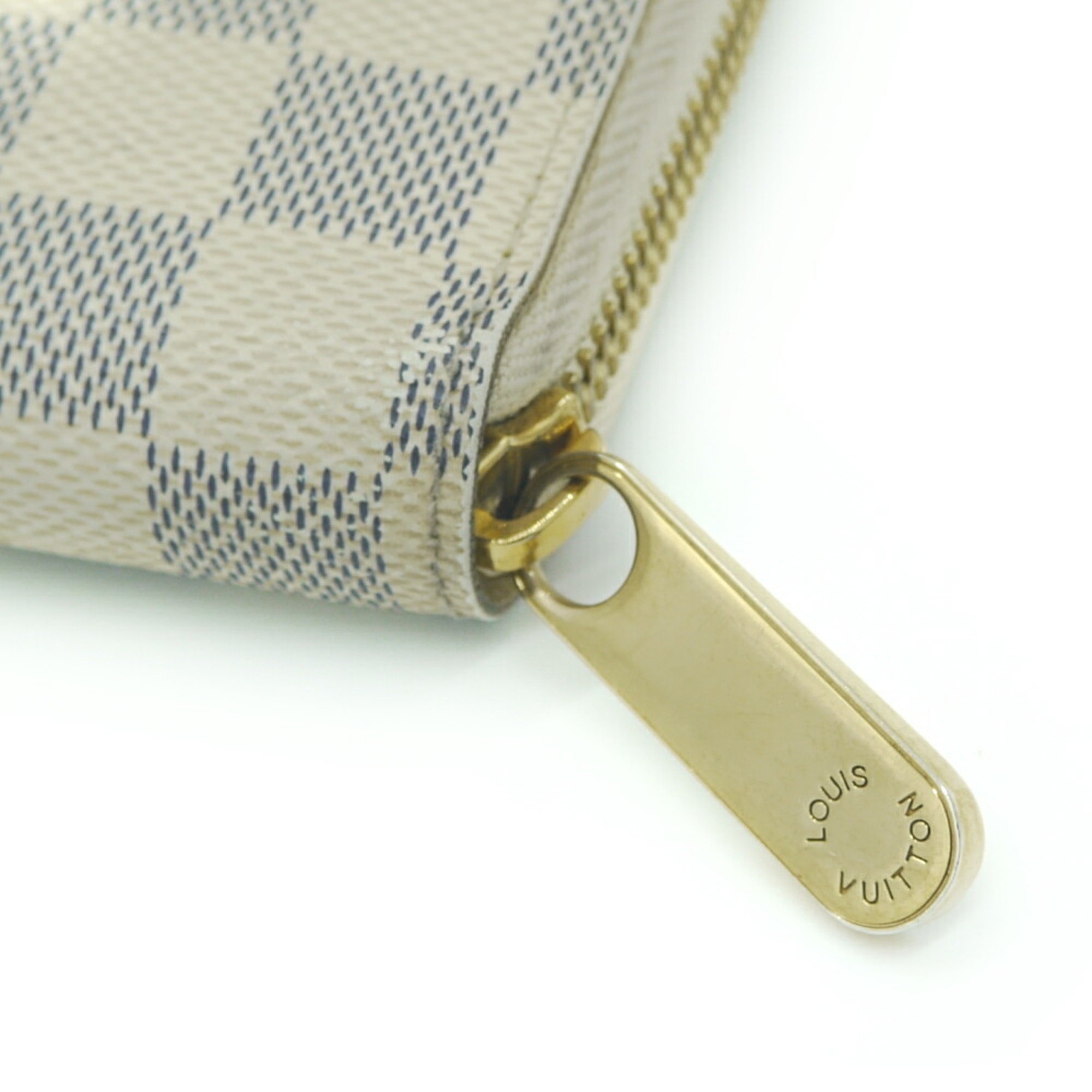 LOUIS VUITTON Louis Vuitton Long Wallet N60019 Damier Azur Zippy