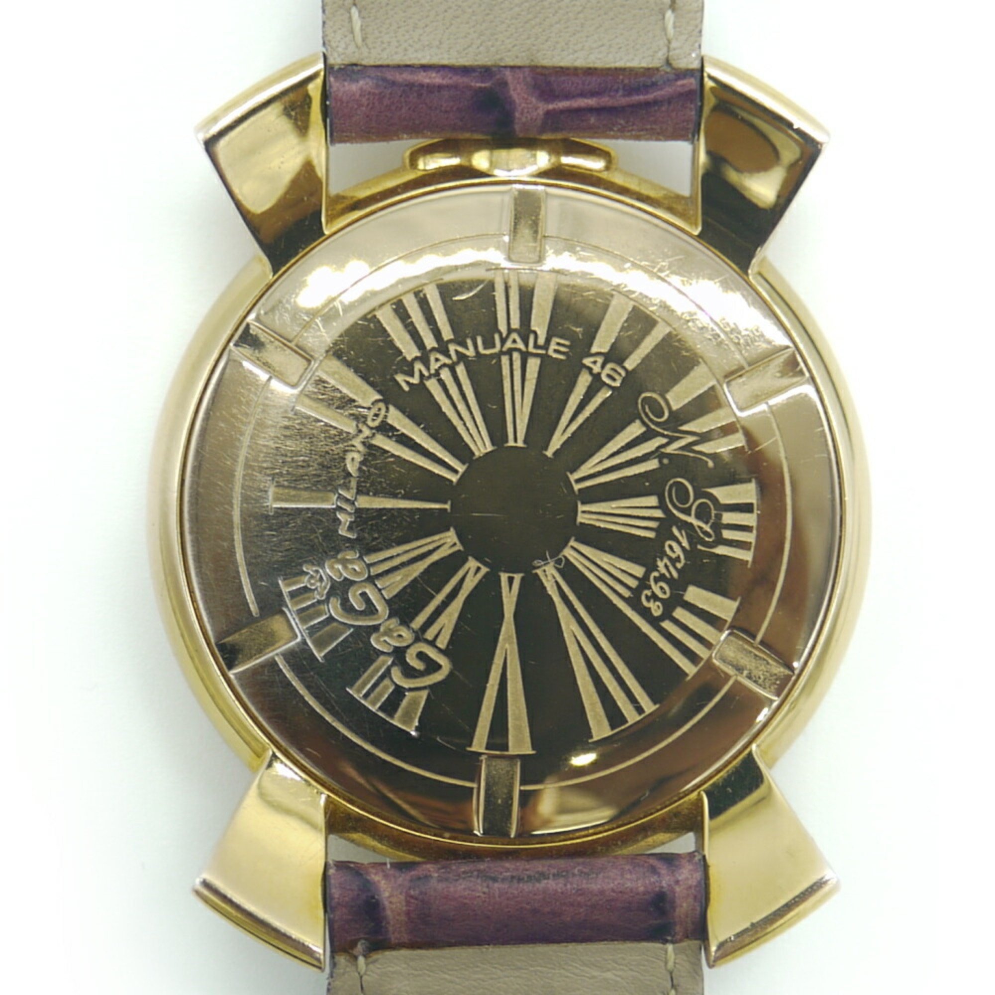 GaGa MILANO Manuale 46mm Quartz Purple Dial