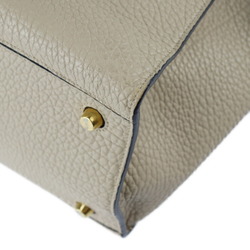 CELINE Celine Small Ring Bag Handbag 176203 Leather Beige Gold Hardware