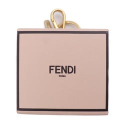 FENDI MINIBOX CHARM Mini Box Keychain 7AR917 Leather Rose Gold Hardware Bag Charm Key Ring