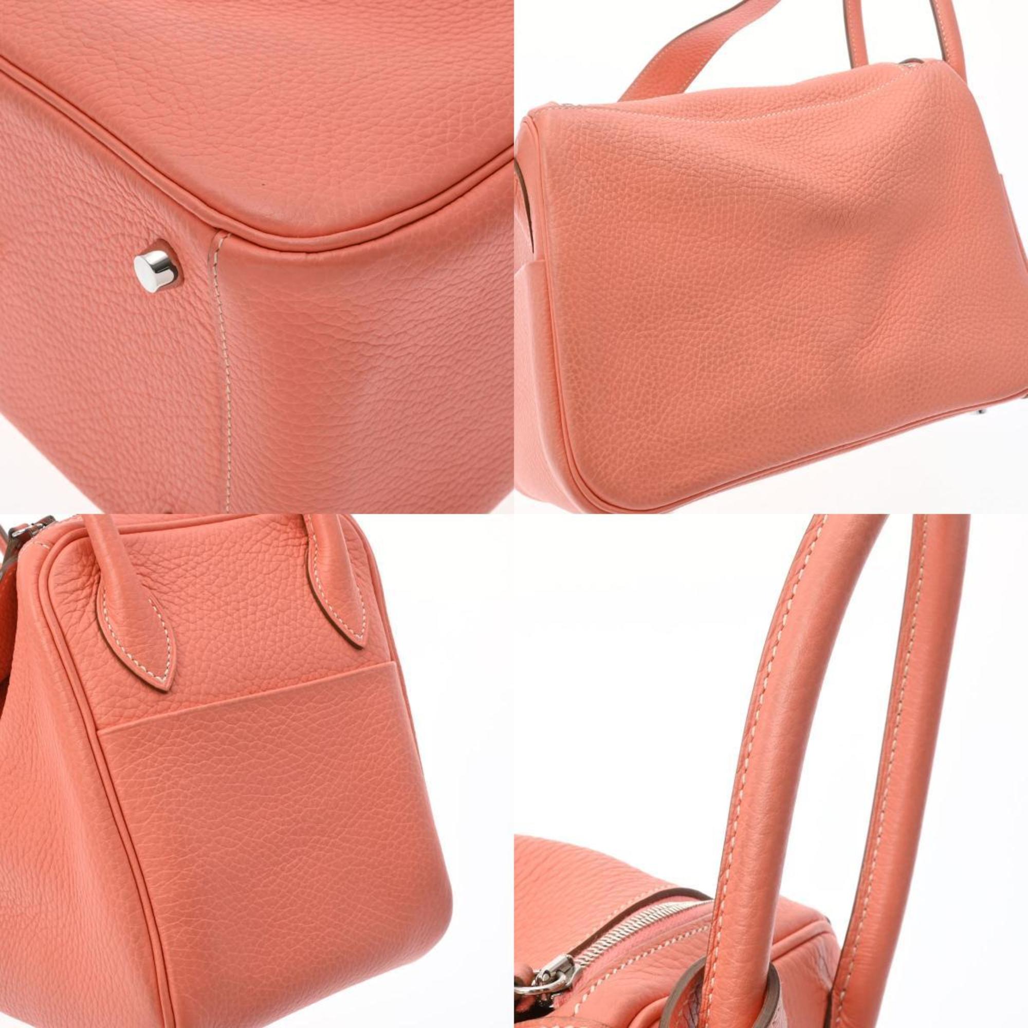 HERMES Lindy 26 Crevette Palladium hardware □Q stamp (around 2013) Ladies Taurillon Clemence bag