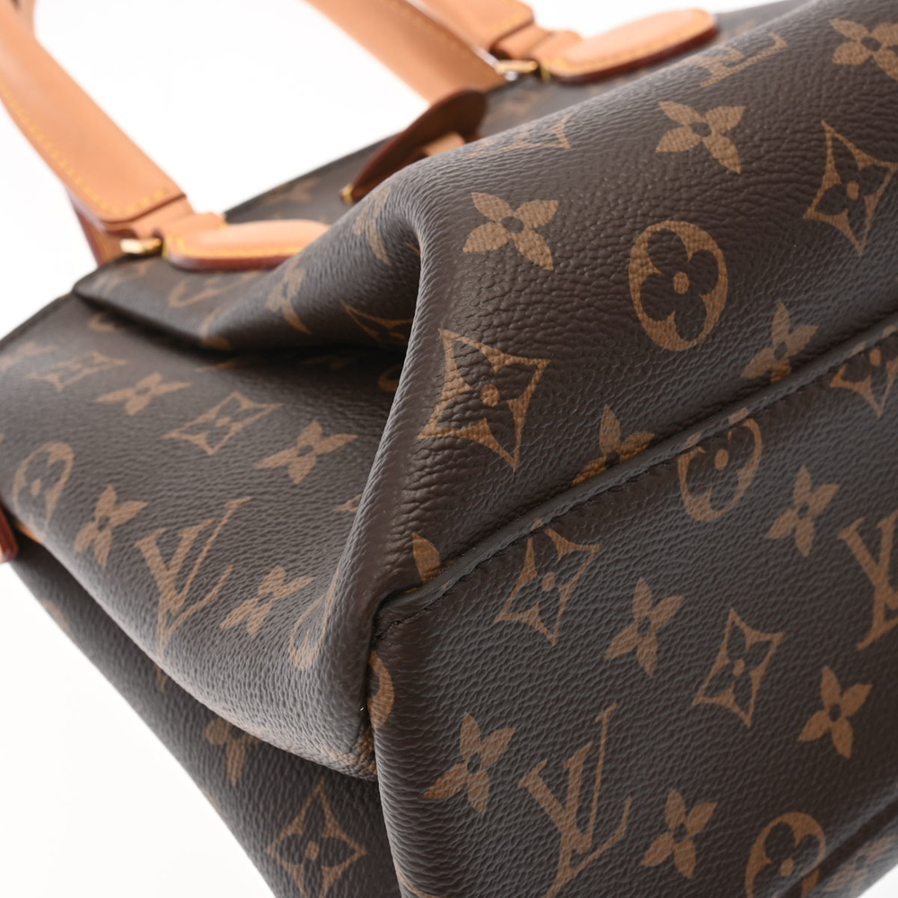 LOUIS VUITTON Women Rivoli PM Monogram Canvas Shoulder Bag Brown