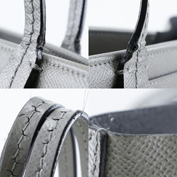 Salvatore Ferragamo Vara ribbon tote bag calf made in Italy gray shoulder handbag A4 zipper ladies