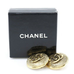 CHANEL COCO Mark earrings gold plated ladies