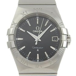 Omega OMEGA Constellation Watch 123.10.35.60.01.001 Stainless Steel Swiss Made Quartz Analog Display Black Dial Men's